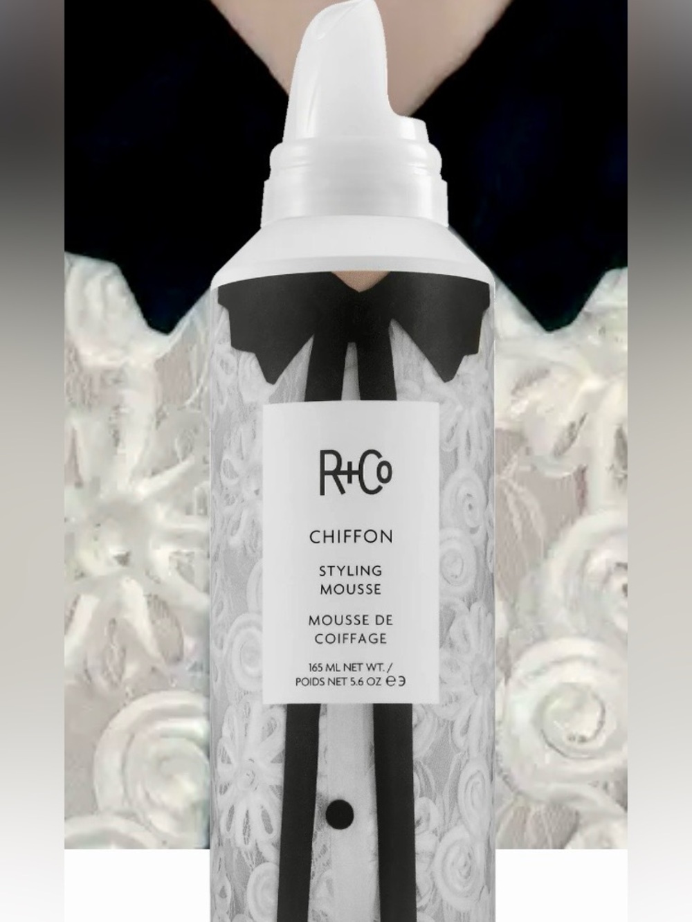 $38 Authentic R+Co CHIFFON Hair Styling Mousse 165 ml/ 5.6 OZ